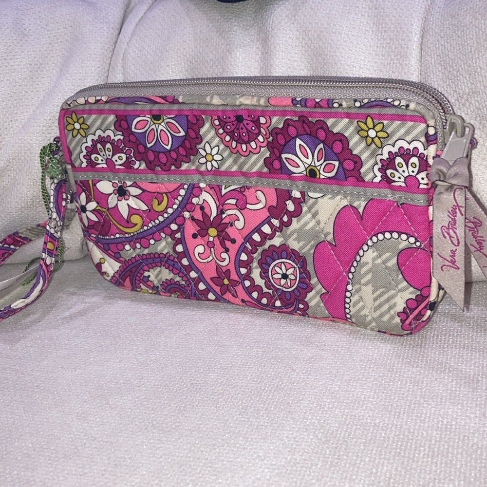 Vera Bradley “Paisley Meets Plaid” wristlet
